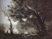 Jean-Baptiste Corot Mott memories Fontainebleau Germany oil painting artist